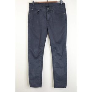 Acne Studios Womens Ace Ups Black Skinny Jeans Size 29 Mid-Rise Dark Wash‎ Denim